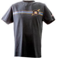 KINI Red Bull Stripes Tee Anthracite