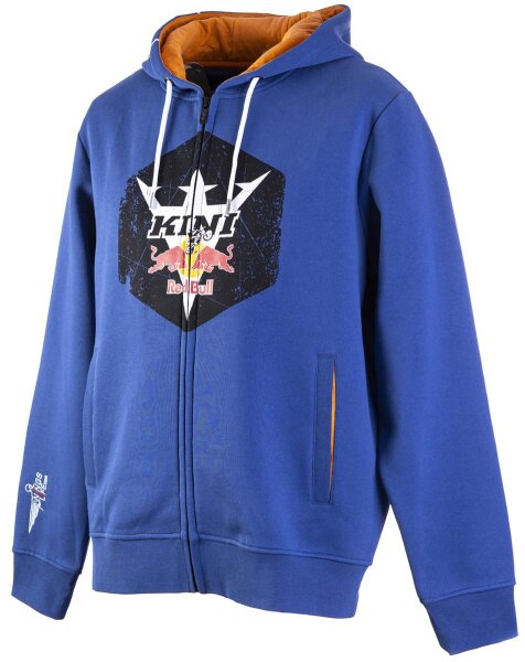 Kini Red Bull Hex Hoodie Blue