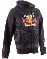 KINI Red Bull Kids Topography Zip Hoodie - Night Sky