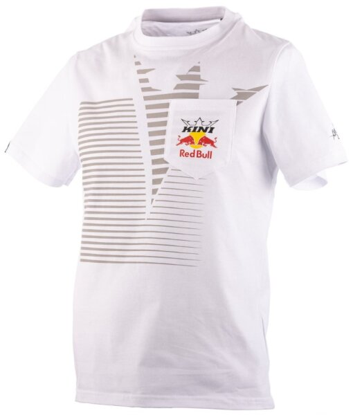 KINI Red Bull Lines Tee - White -